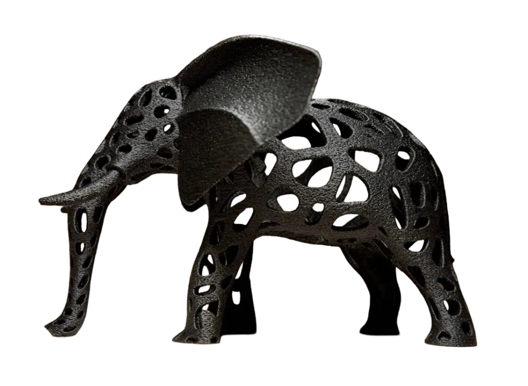 Decoración Voronoi - Elefante-0