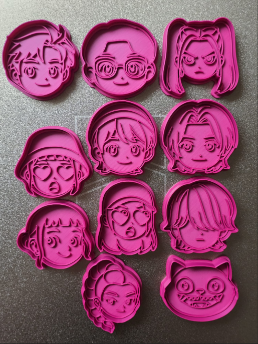 Cortador de Galletas Grandes de  Huntrix y Saja Boys-2