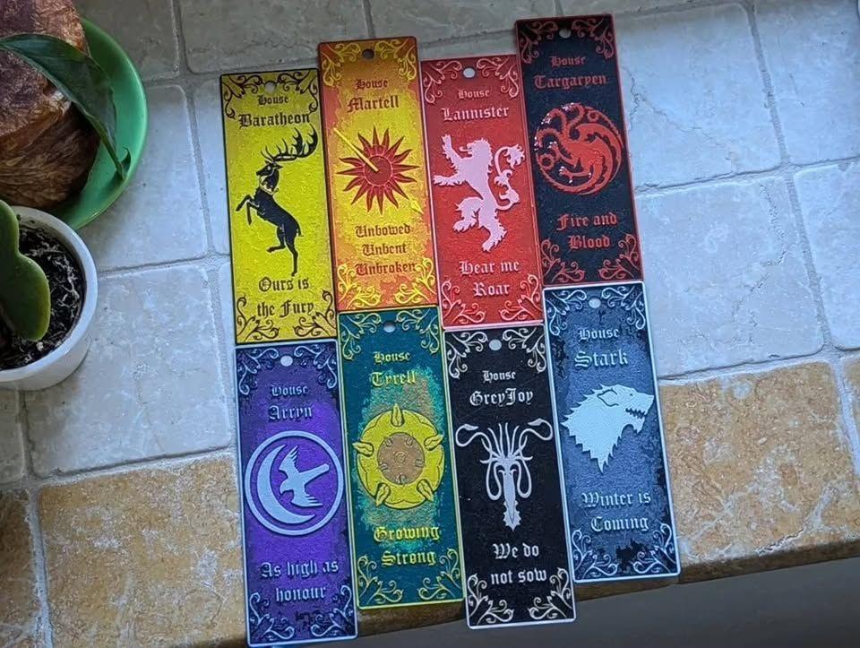 Marcapáginas - Juego de Tronos - Casa Targaryen-2