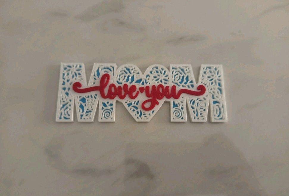 figura decorativa letrero del Día de la Madre: Amor-3