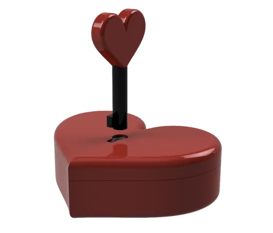 Caja de San Valentín con cerradura-3