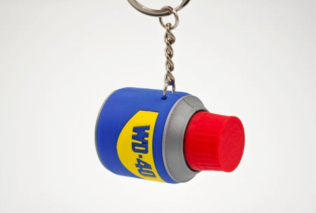 Llavero clicker estilo spray WD40-2