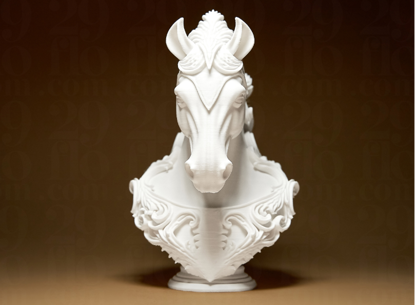 Elegante escultura de caballo - Figura decorativa-2