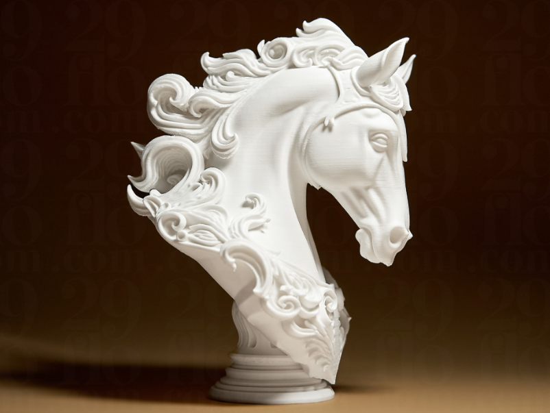 Elegante escultura de caballo - Figura decorativa-3