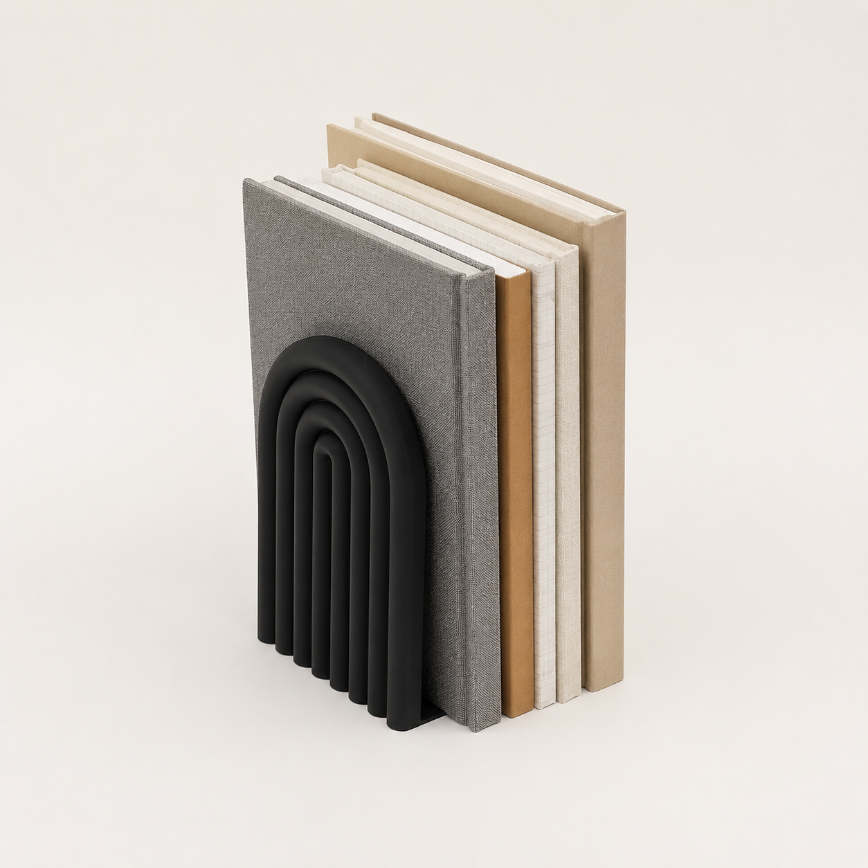 Figura Decorativa De Sujeta Libros De Arco Moderno-0