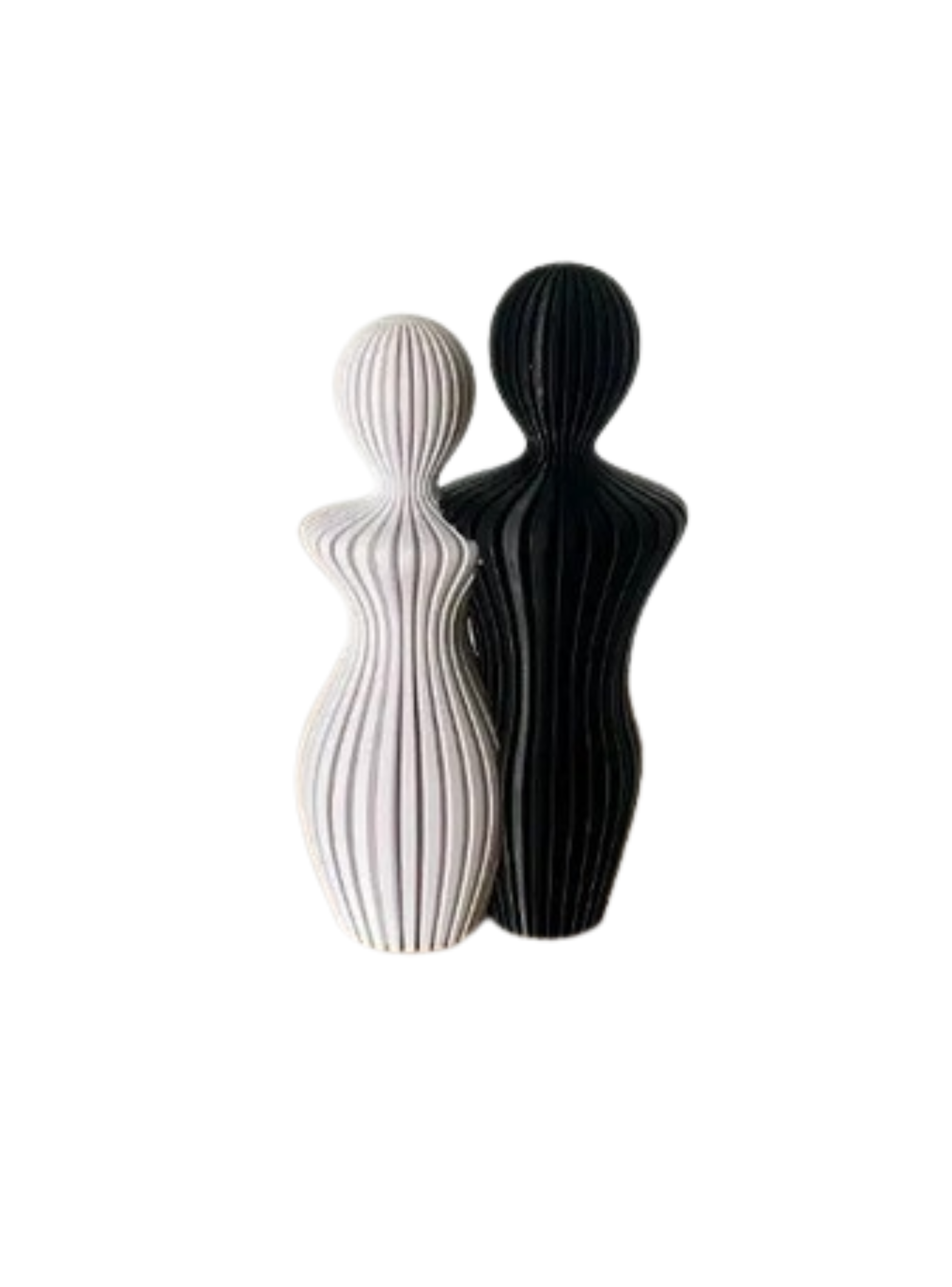 Decoración Hogar - Pareja Blanco y Negro-2