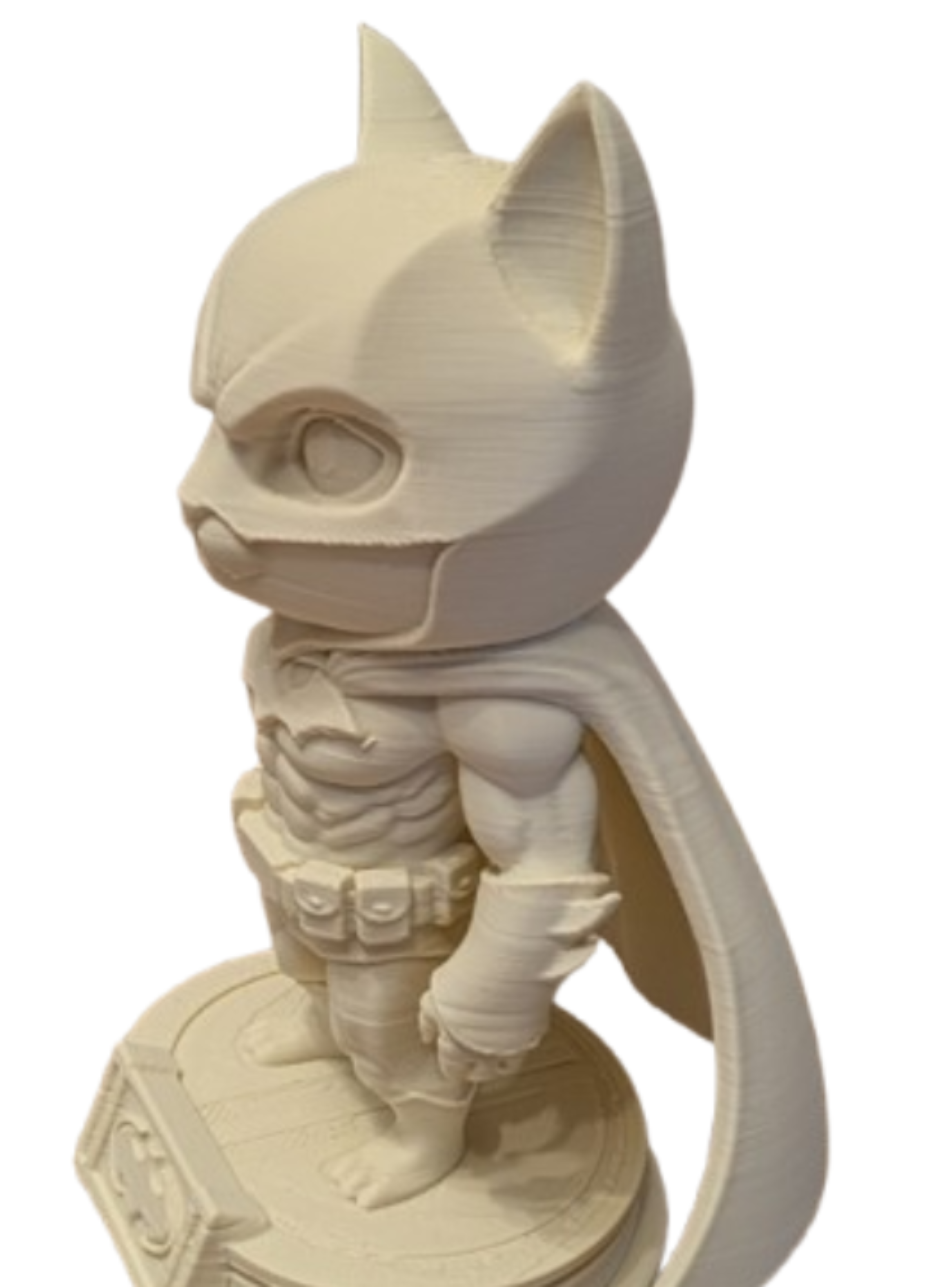 Figura Decoración- Escultura de Bat-Cat Gatito Batman-0