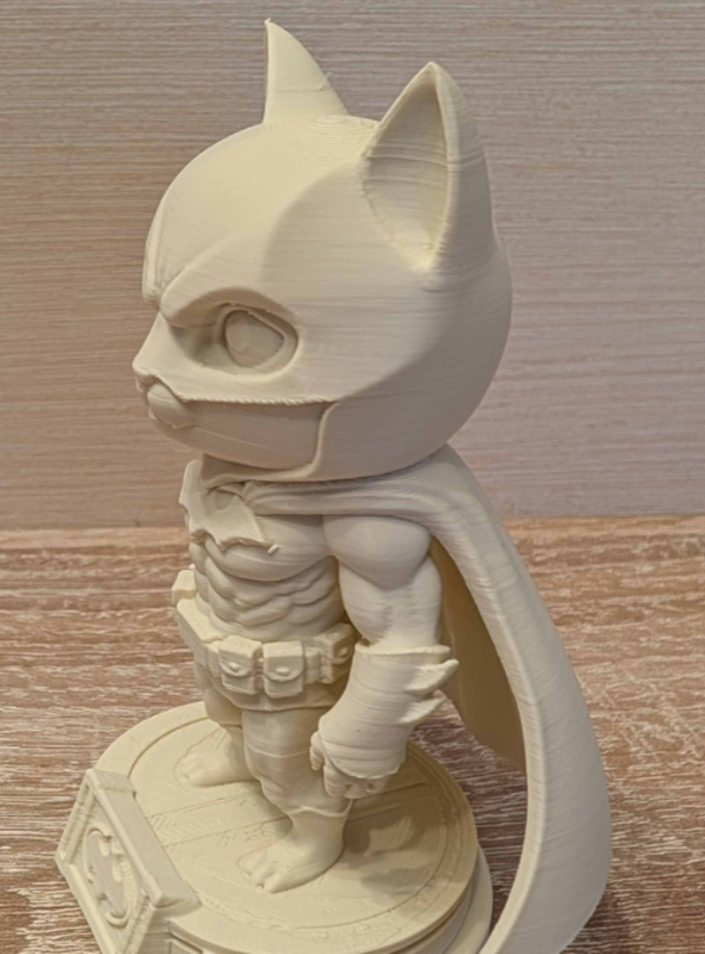 Figura Decoración- Escultura de Bat-Cat Gatito Batman-1