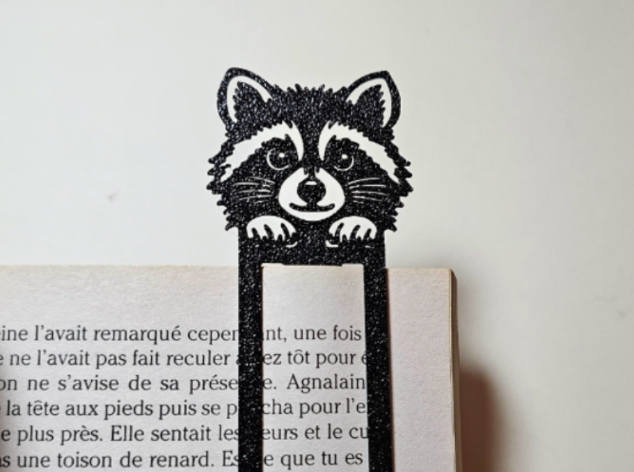 Marcapáginas- Mapache Extravagante-2