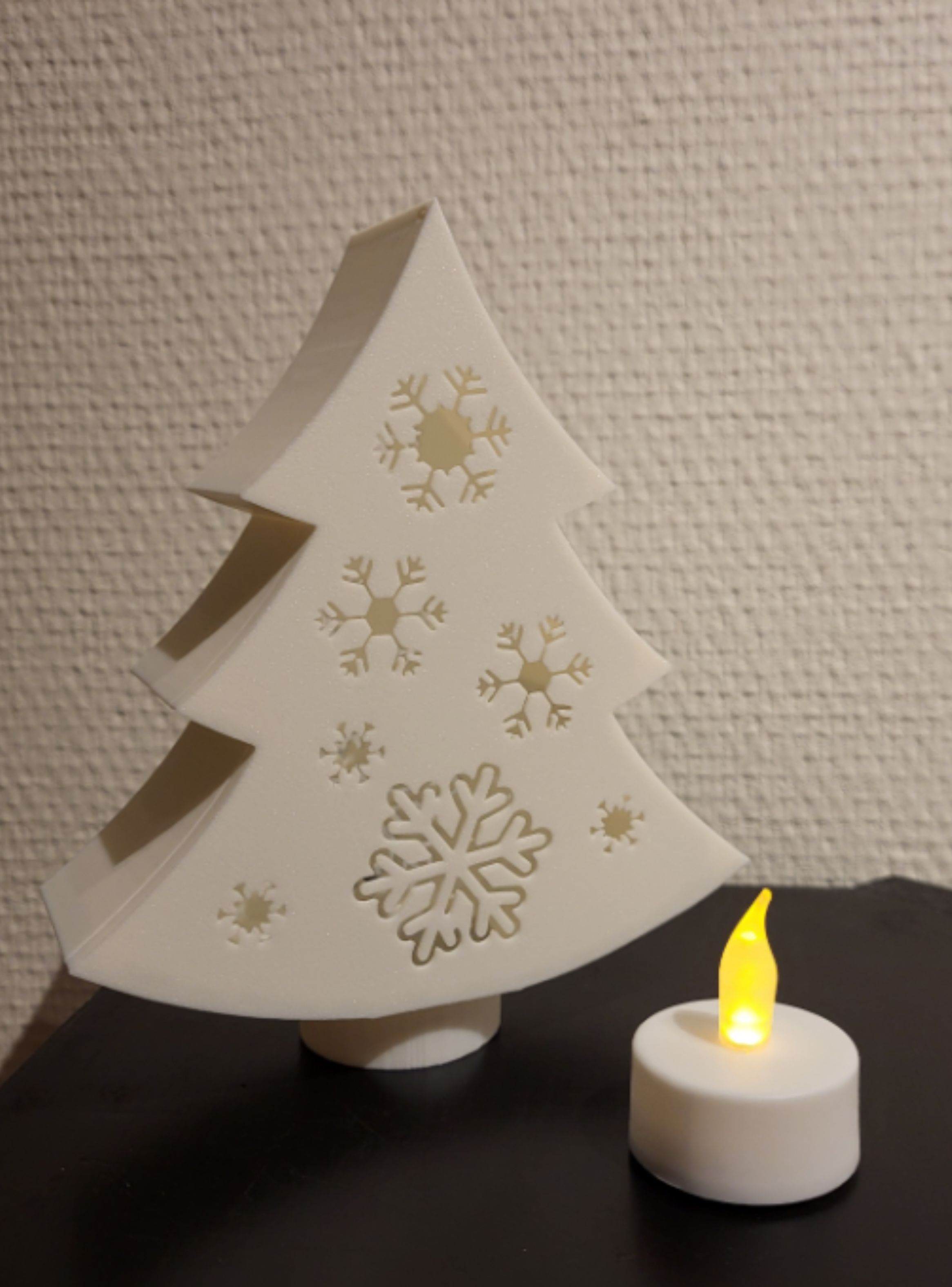 Portavelas de Árbol de Navidad Moderno-0