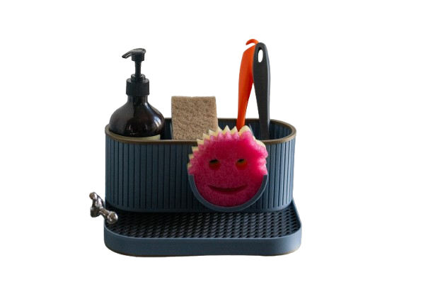 Organización modular de cocina, lavaplatos con desagüe-2