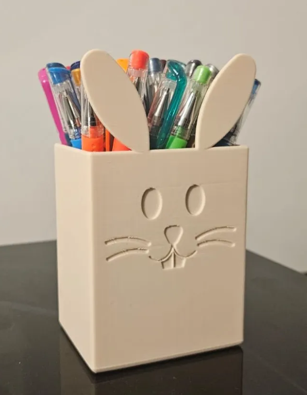 Portalápices de conejo tierno -2