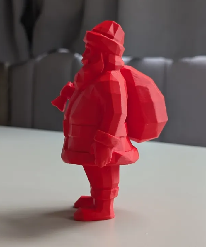 Adorno navidad - Papa Noel Polígono-4