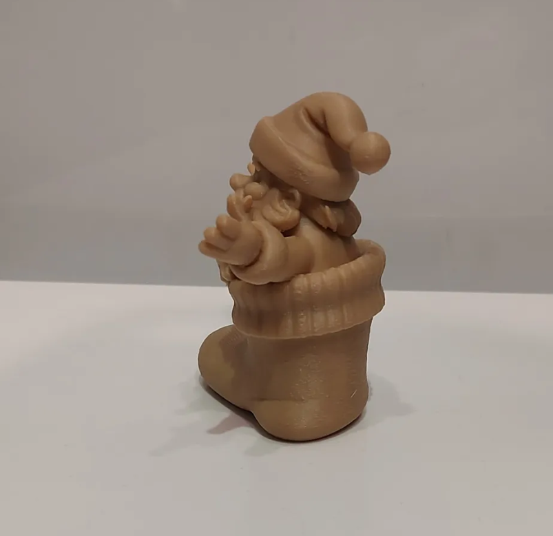 Adorno navidad - Sorpresa de calcetín Santa-3