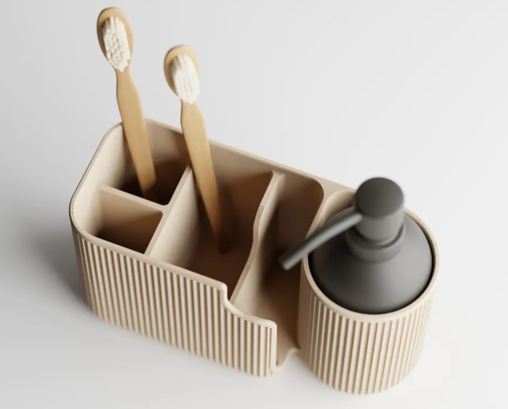 Organizador elegante para baño-2