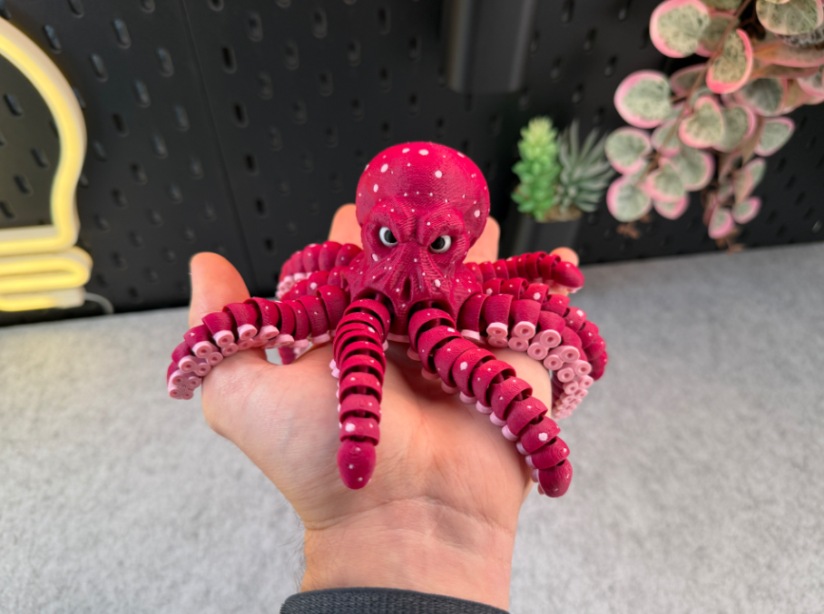 Figura Decoración - Pulpo Articulado-2