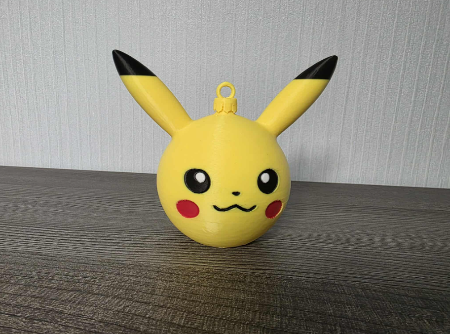 Adorno para el Árbol de Navidad- Esfera de Pikachu -2