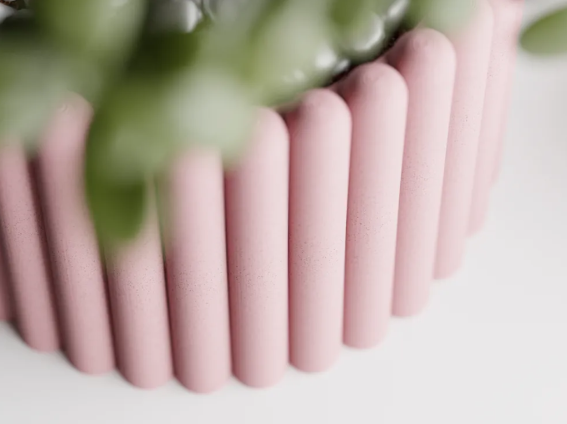 Macetero redondo moderno -2