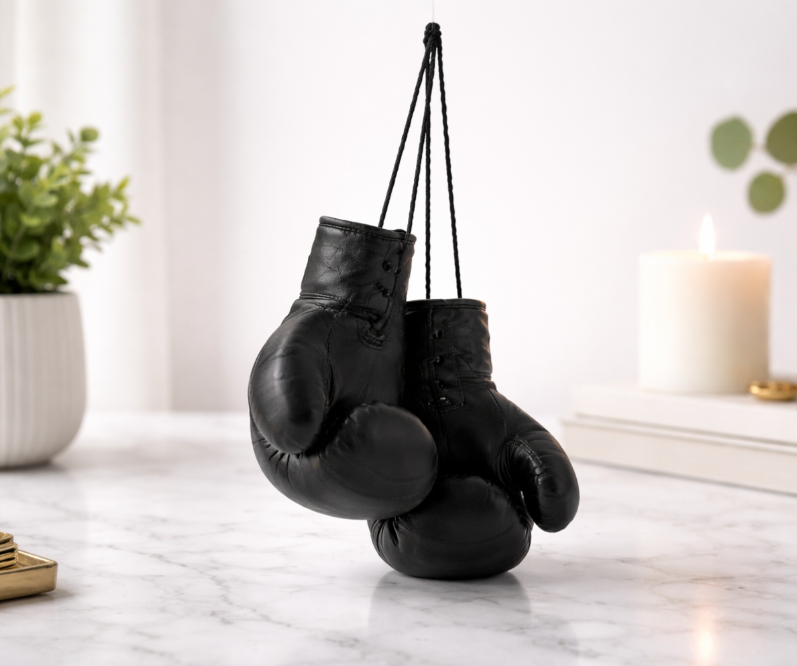 Escultura Decorativa- Guantes de Boxeo -2