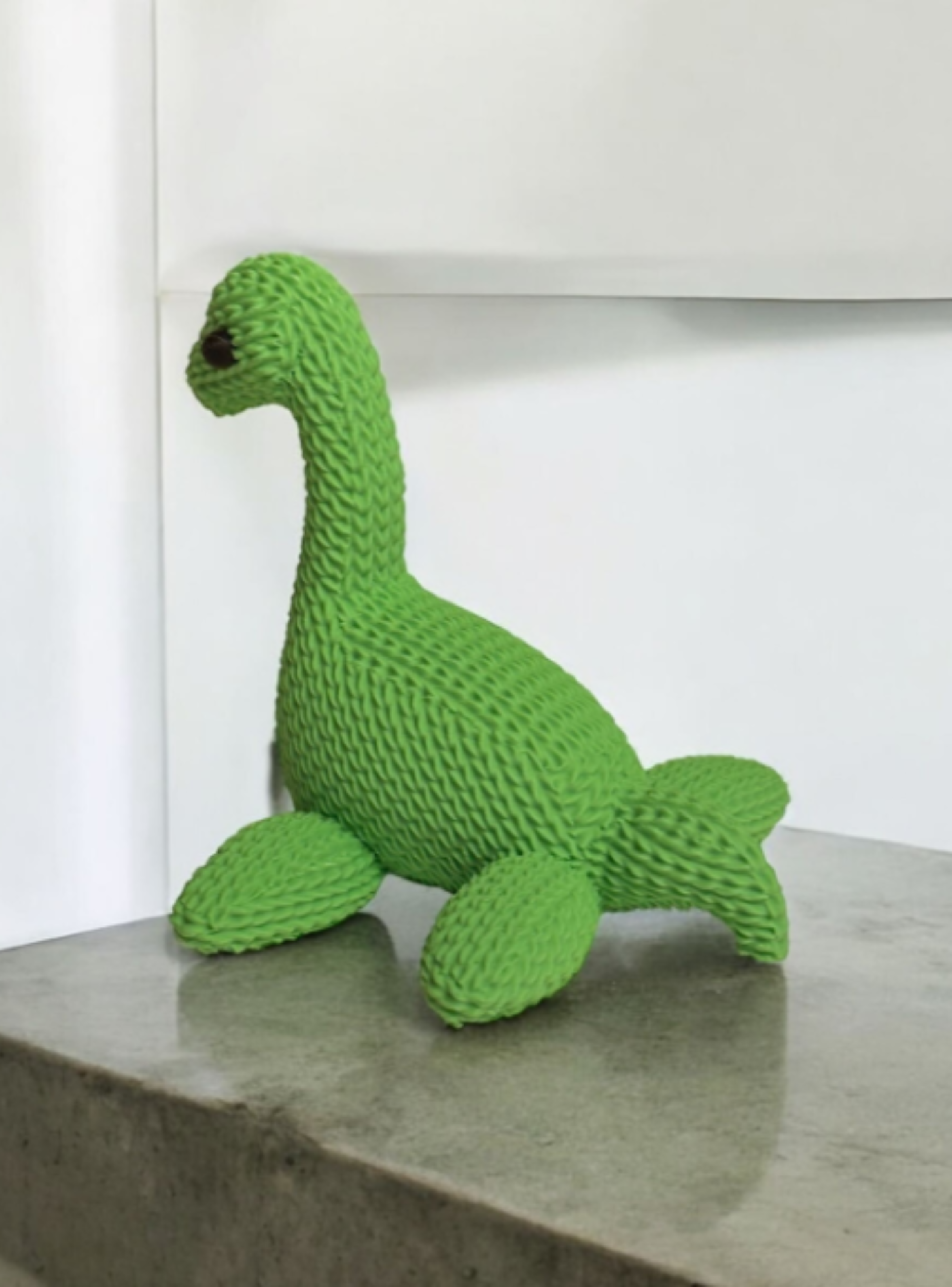 Figura Decoración- Monstruo del Lago Ness Tejido-1