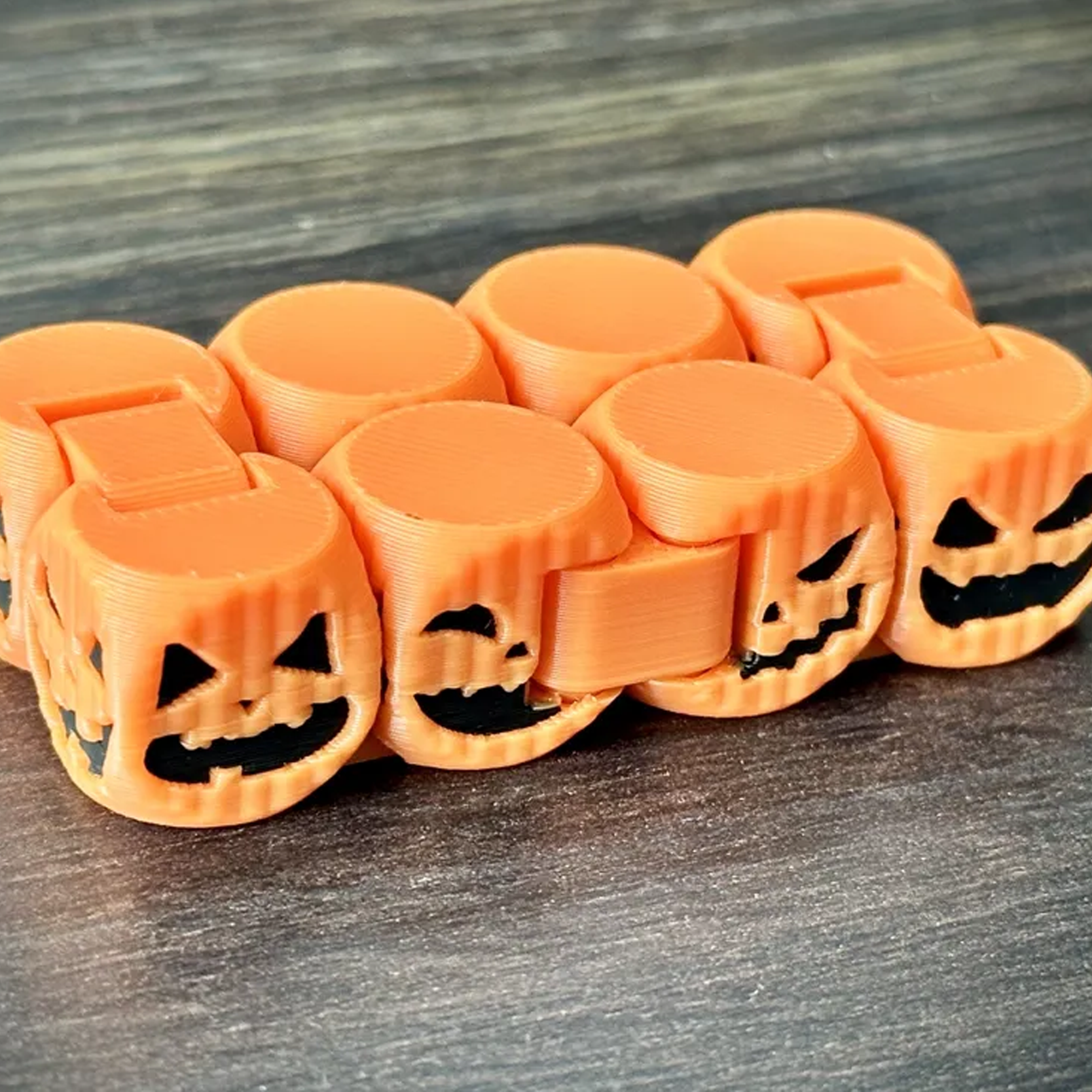 Cubo Antiestrés De Calabaza - Halloween-2