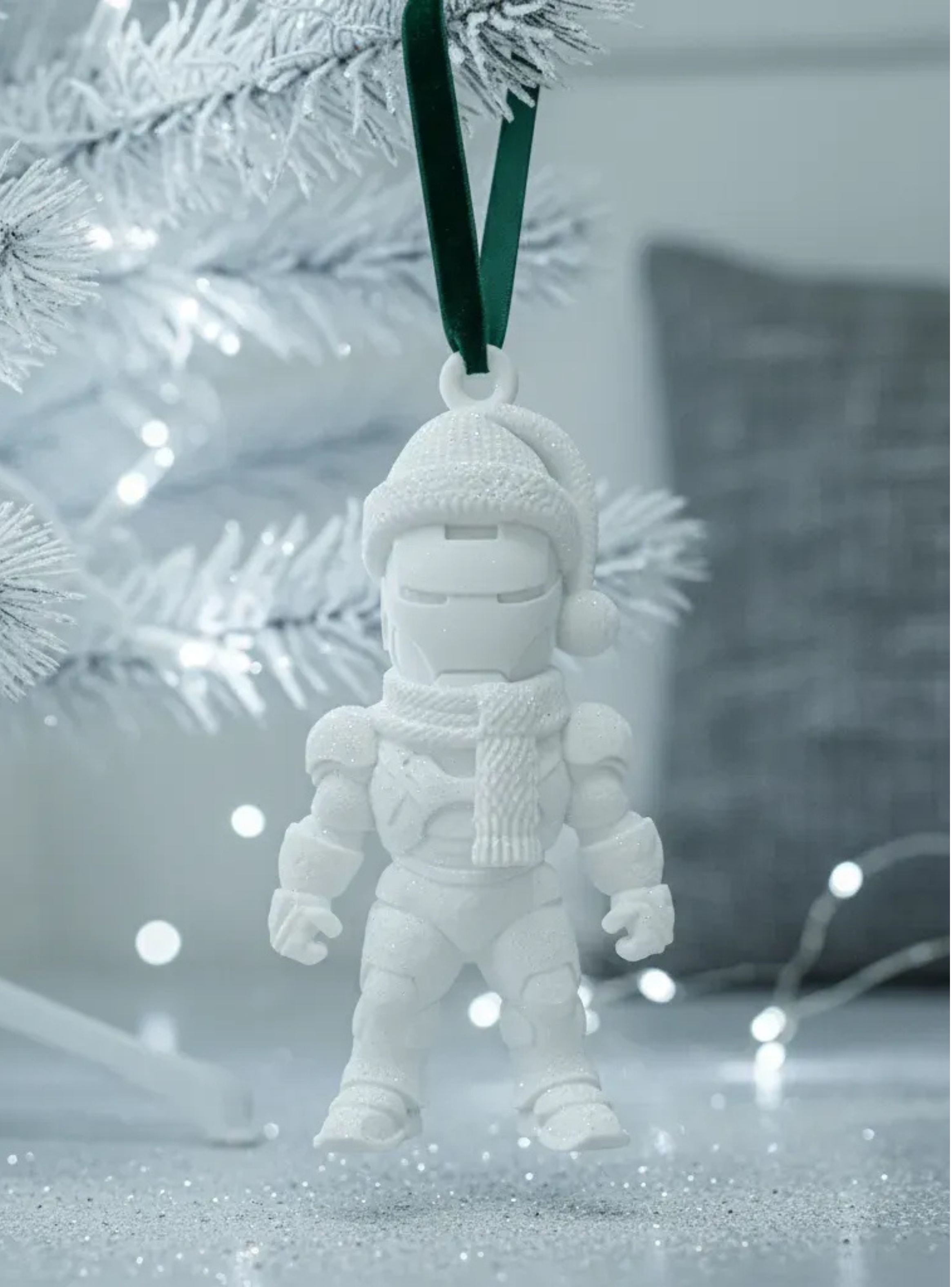 Adorno de Navidad de Ironman-1