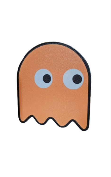 Alcancía- Fantasma Pacman Naranja-0