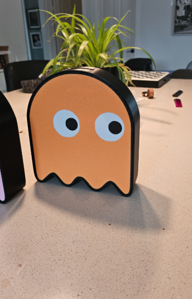 Alcancía- Fantasma Pacman Naranja-1