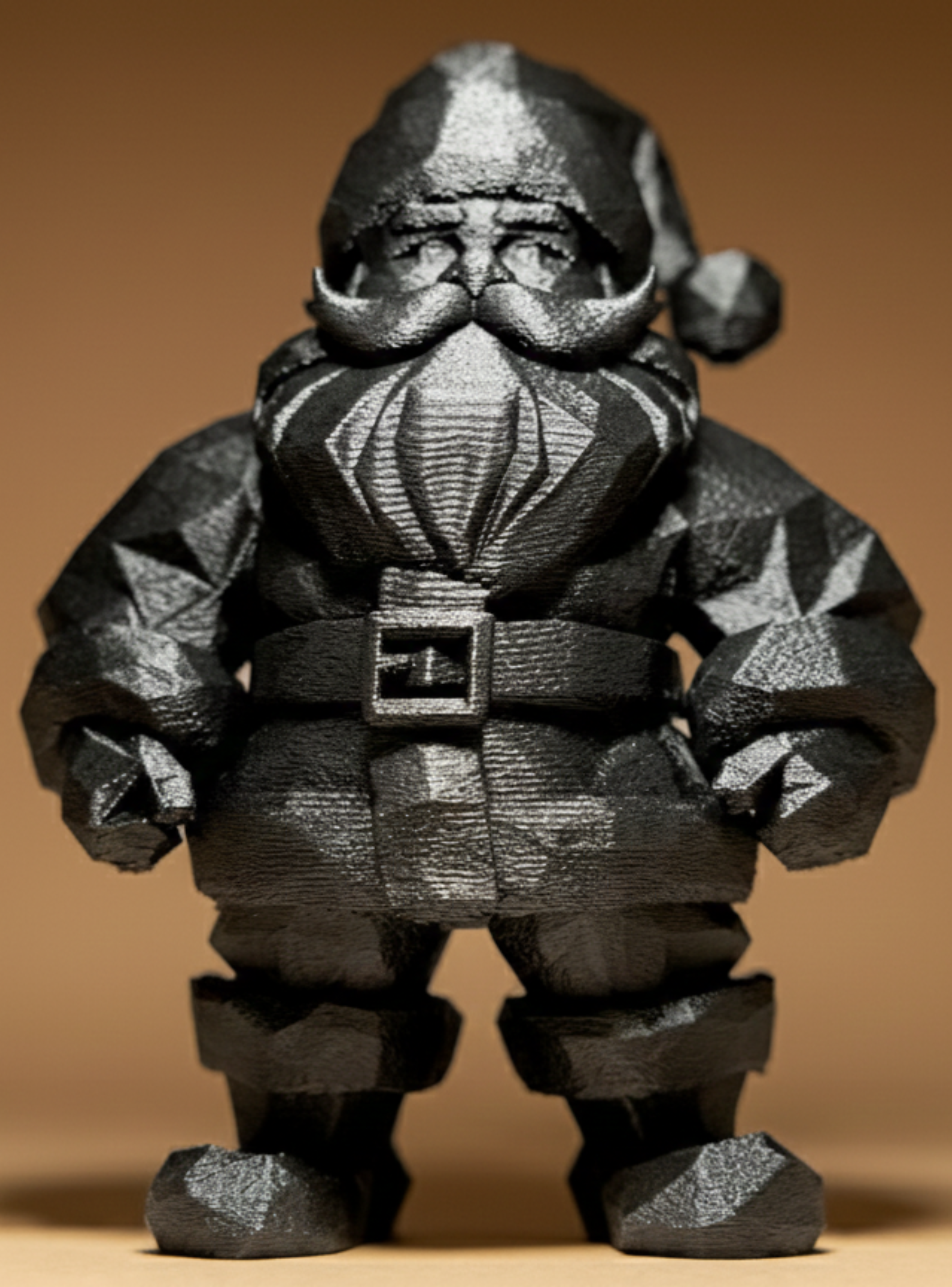Figura Papa Noel Geométrico - Navidad-2