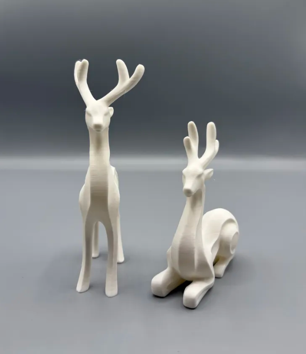 Adorno navidad - Par de renos (pack 2 un)-2