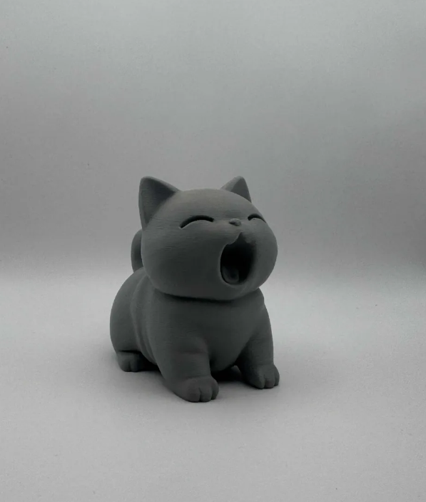 Figura chibi - Gato bostezando -3
