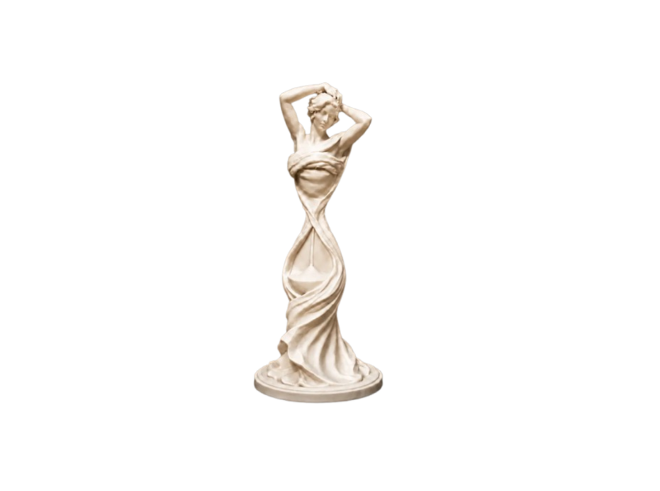 Escultura Decorativa Prints Patro- Musa de Reloj de Arena -0