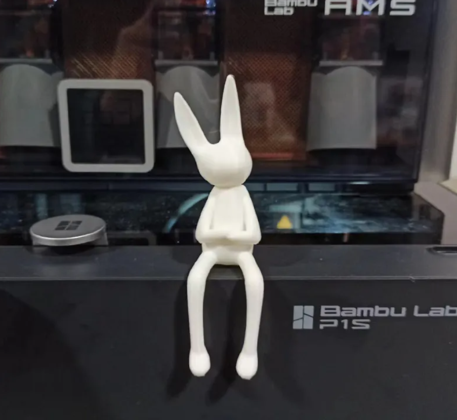 Figura conejo de pascua sentado-2