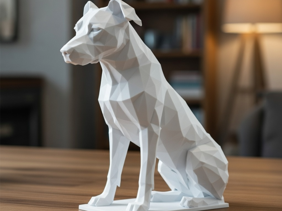 Escultura- Perro Geométrico -2