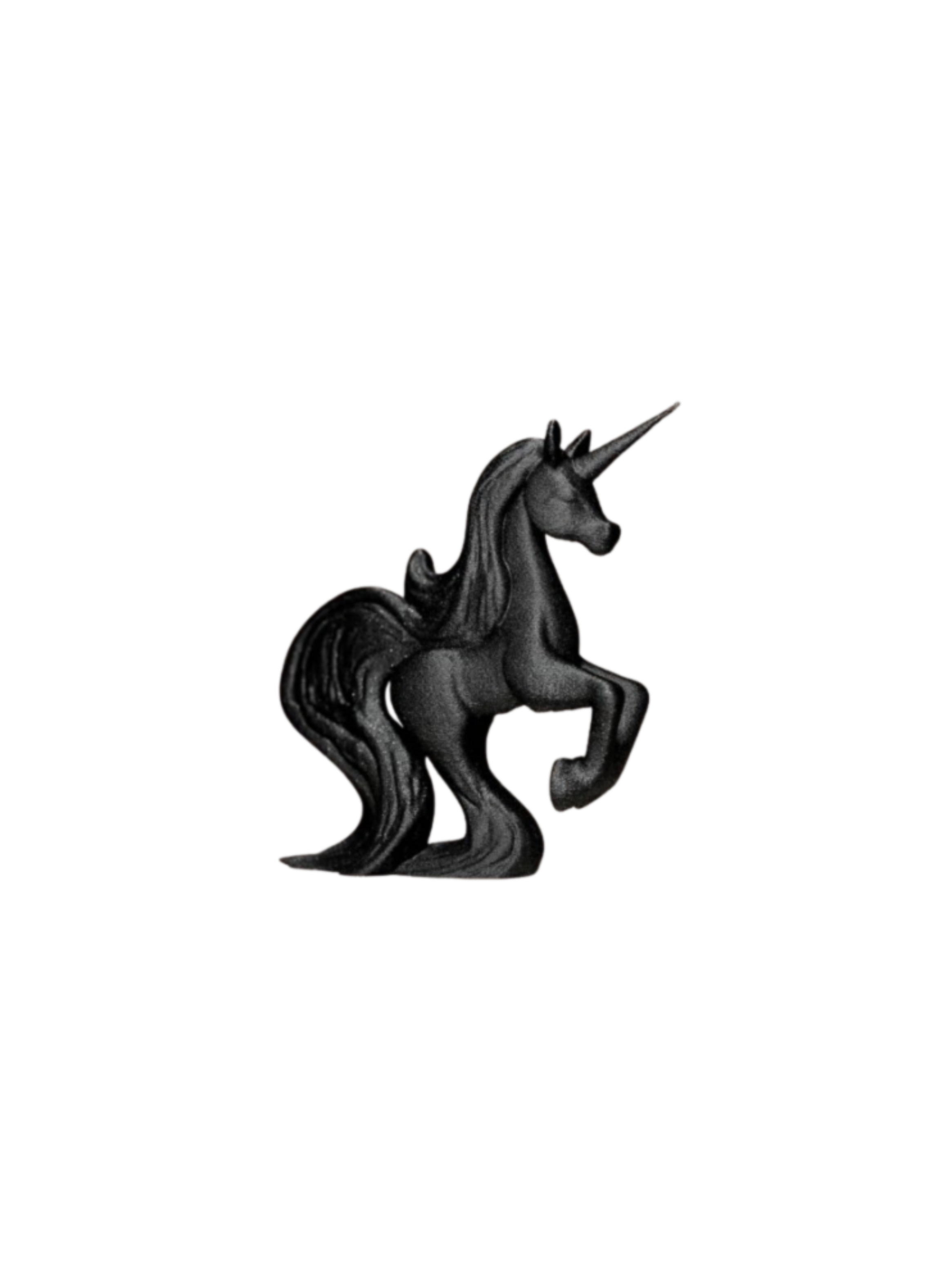 Figura decorativa Unicornio Lindo Negro-2