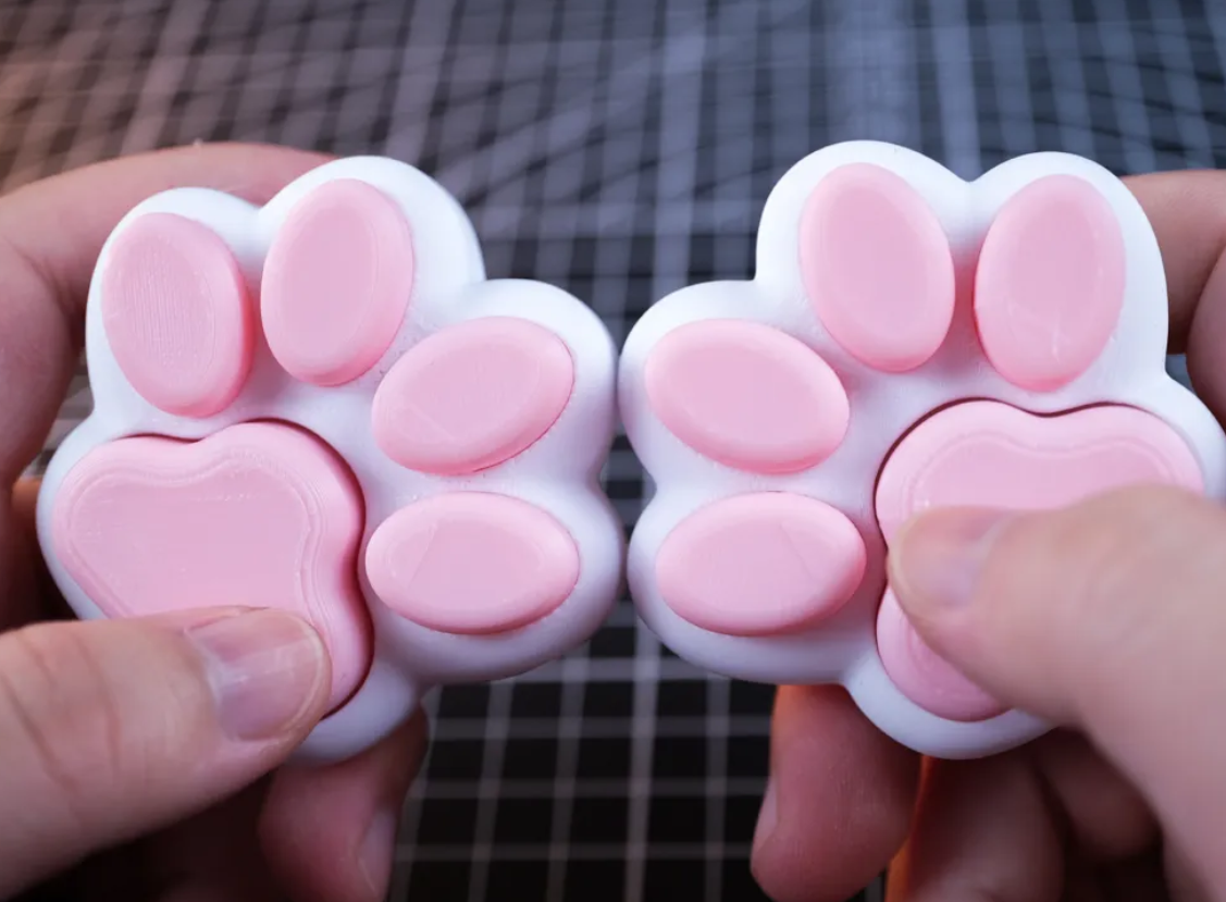 Figura Clicker de pata de gato-2