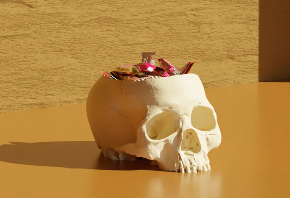 Tazón Halloween - Calavera-3