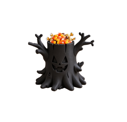 Bowl Decorativo- Tronco Jack Halloween 18 cm Negro-0