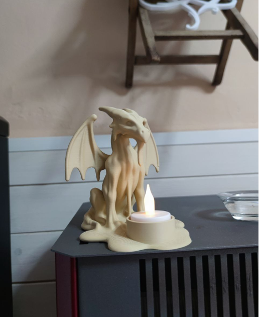 Portavelas LED- Dragón Guardián -3