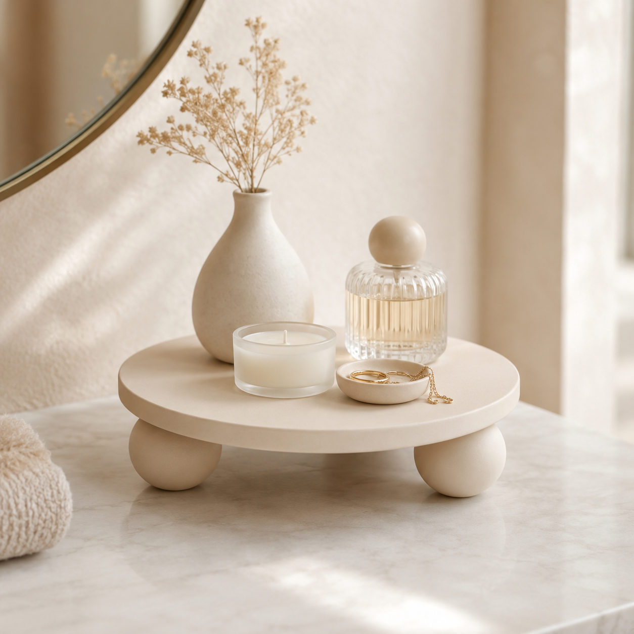 Figura decorativa Bandeja moderna-2