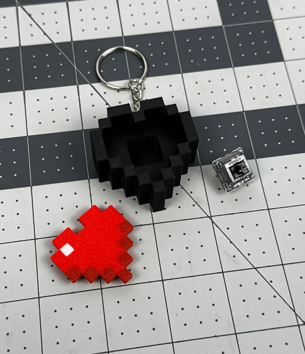 Figura Clicker Corazón Pixel -2