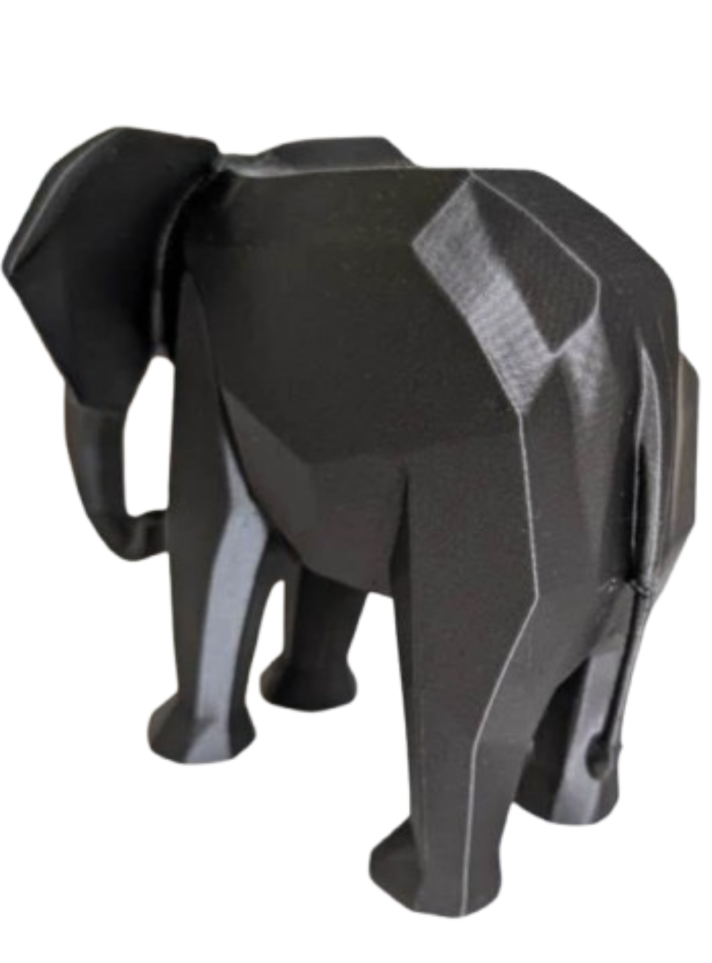 Decoración - Elefante Polígono Minimalista-3