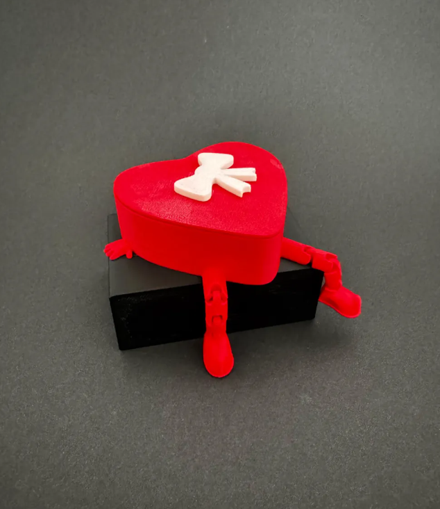 Caja de amor articulada - San Valentín-3