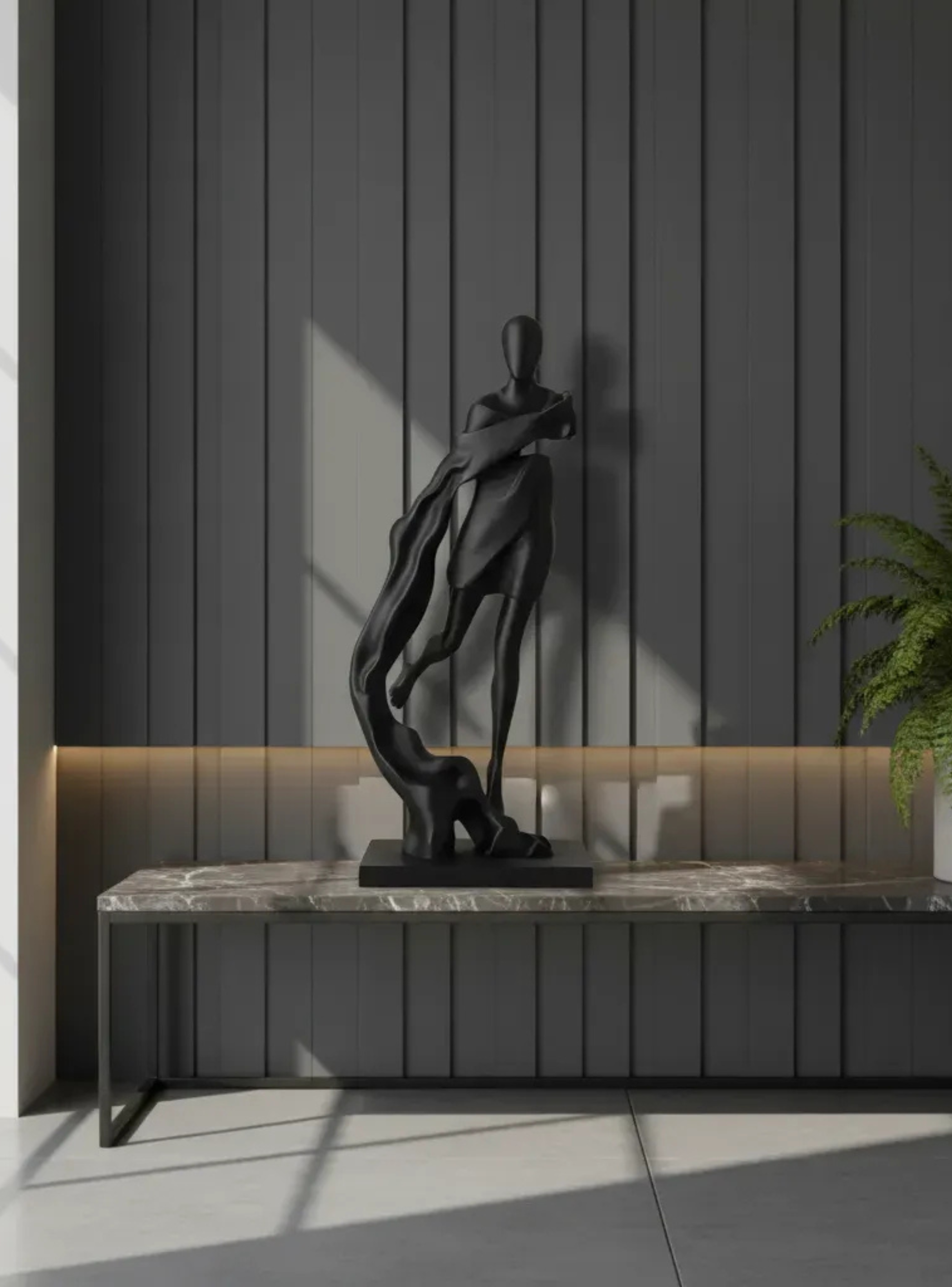 Escultura Elegante Prints Patro - Velo de Silencio-3