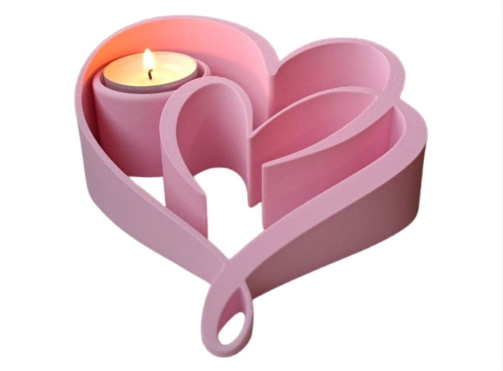 Portavelas Corazones para el día de San Valentín-0