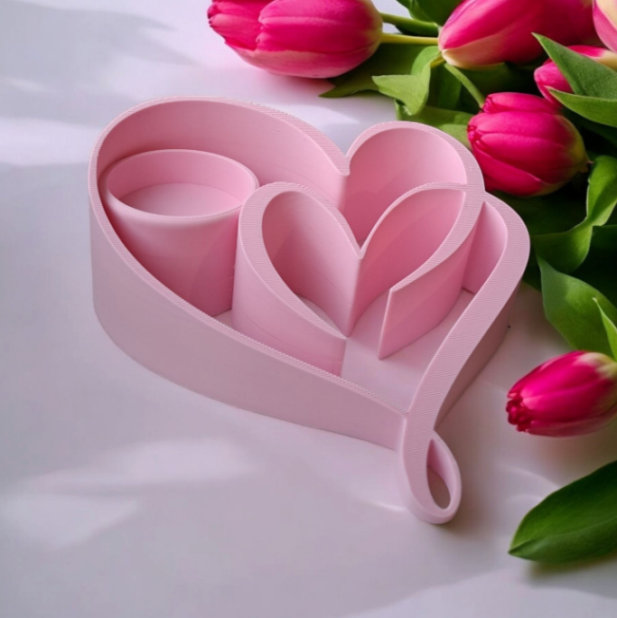 Portavelas Corazones para el día de San Valentín-2