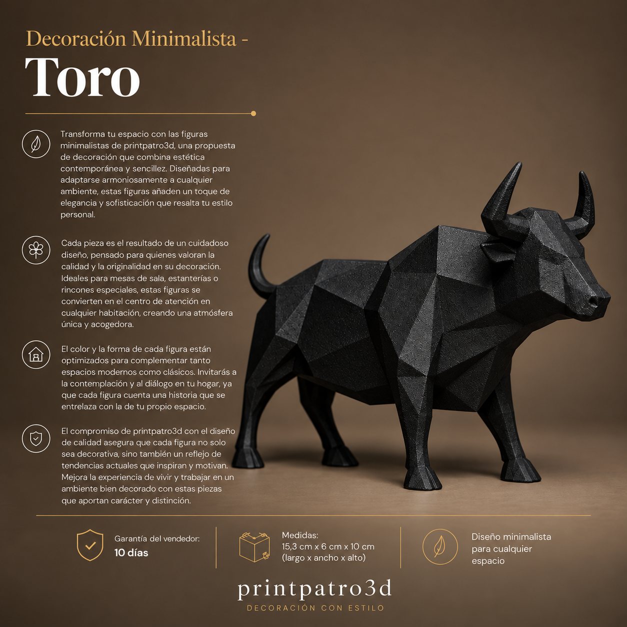 Decoración Minimalista - Toro-4