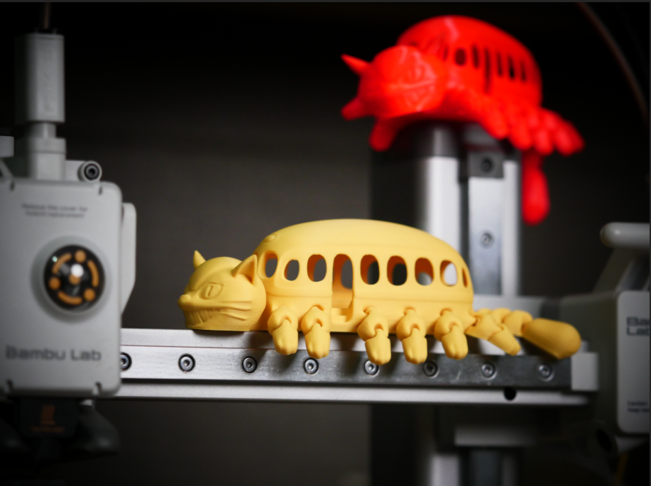 Gatobús Totoro Articulado en 3D-3