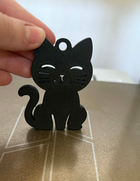 Llavero Prints Patro- Gato Negro-5