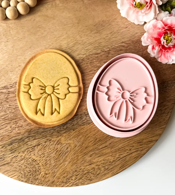 Cortador y sello de galleta - Huevo de pascua-2